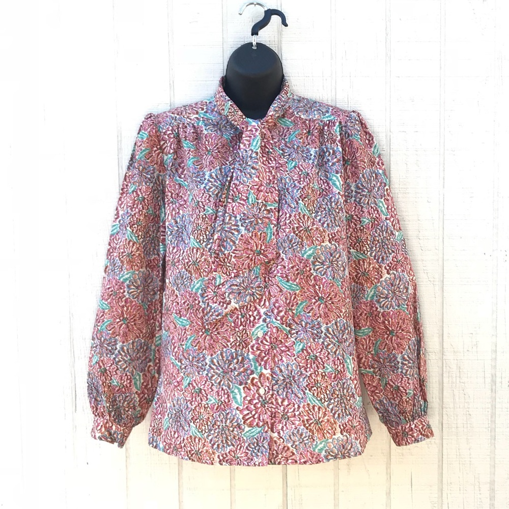 Vintage floral blouse